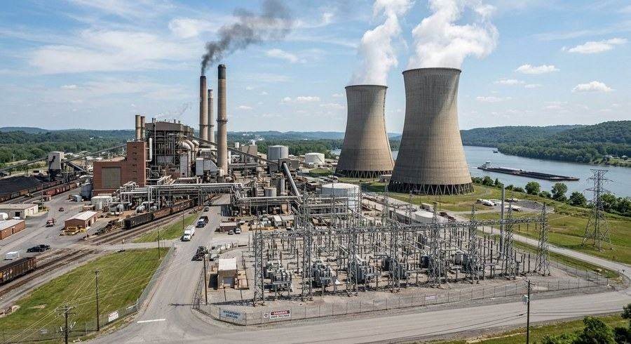 Power plant and utility infrastructure